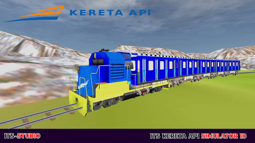 ITS Kereta Api Simulator Indonesia screenshot 1