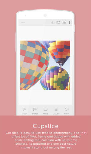 Cupslice Photo Editor скриншот 2