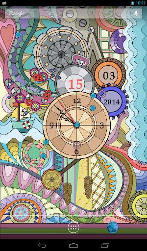 Reloj de Cristal Fondo Gratis screenshot 4