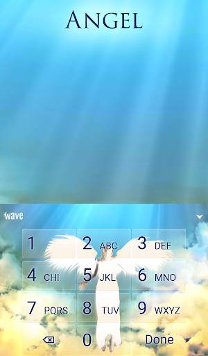 Angel Animated Keyboard   Live Wallpaper screenshot 5