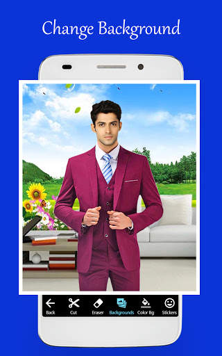 Men office suit photo editor screenshot 4