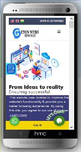 Geton Webs Services screenshot 1