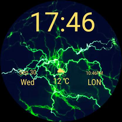 Electric Energy Watch Face - Wear OS Smartwatch screenshot 11