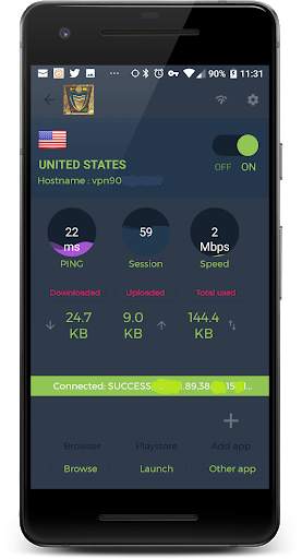 Gold VPN – Free, Fast, Unlimited, VPN Proxy screenshot 8