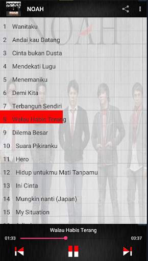 Lagu NOAH Terbaru   Peterpan Second Chance screenshot 2
