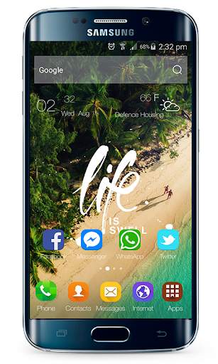 Launcher Samsung Galaxy J6 The screenshot 1