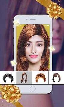 Hairstyle & Makeup Beauty Camera screenshot 1