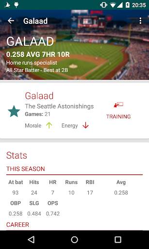 Baseball Legends Manager 2016 screenshot 3