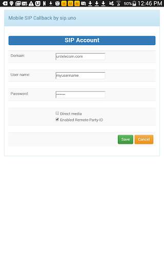 SIP Mobile Callback & CallerID screenshot 7