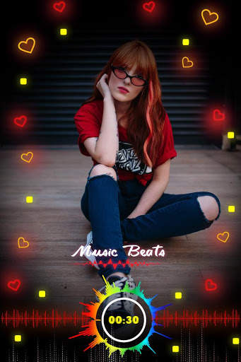 Music Bit : Particle Wave Video Status Maker screenshot 2