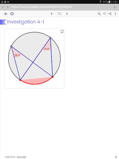 Interactive Circle Geometry screenshot 15