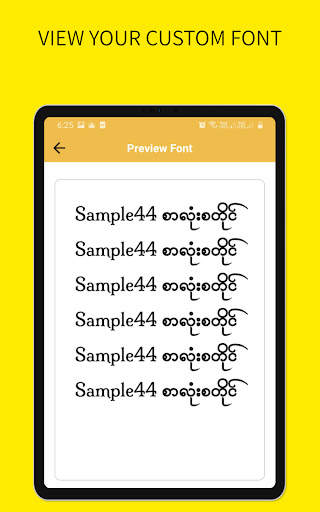 Zawgyi One Flipfont screenshot 5