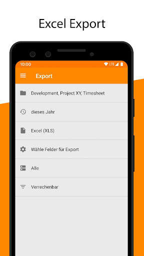 Timesheet - Zeiterfassung screenshot 5