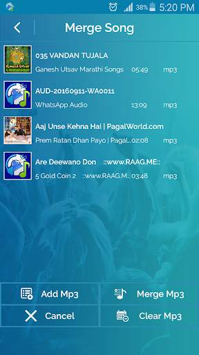 Mp3 Studio -Cut,Merge,Tag,play screenshot 7