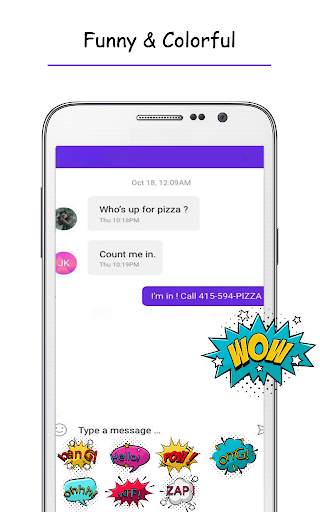 Free Texting Stickers Calling Now 2020 screenshot 1