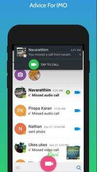 Advice For IMO Beta Video Call And Chat 2018 screenshot 3