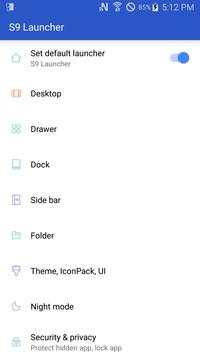 S9 Plus Launcher screenshot 8