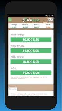TimeBucks Make Money screenshot 1