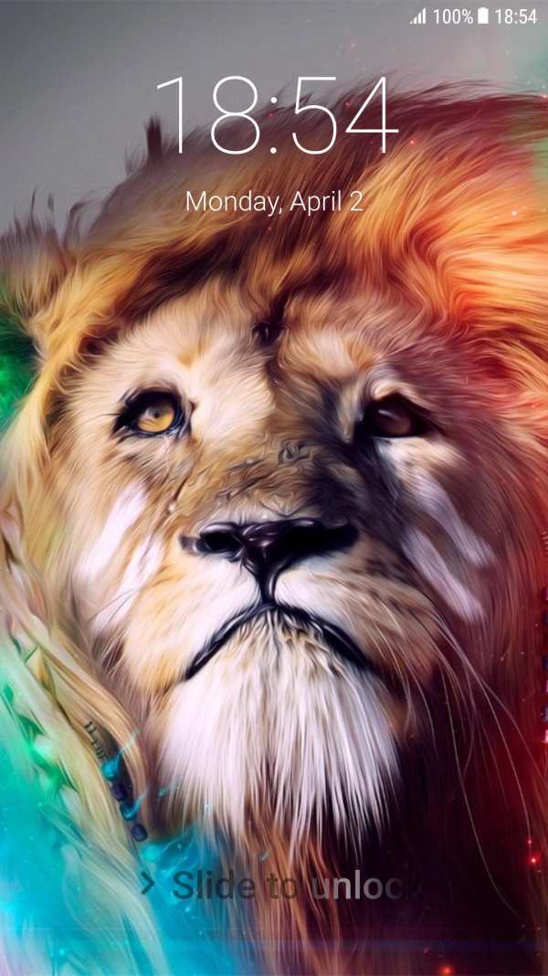 Lion Pattern Lock Screen screenshot 1