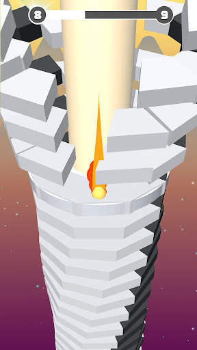 Helix Stack เกมบอล: กระโดดลูกใหญ่ 3D screenshot 6