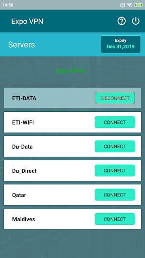Expo VPN screenshot 2
