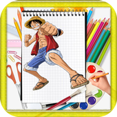 How To Draw One piece icon