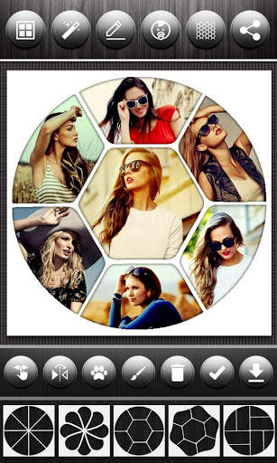 Circle Photo Collage Maker screenshot 1