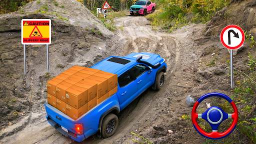 Offroad Pickup Cargo Truck 3D screenshot 1