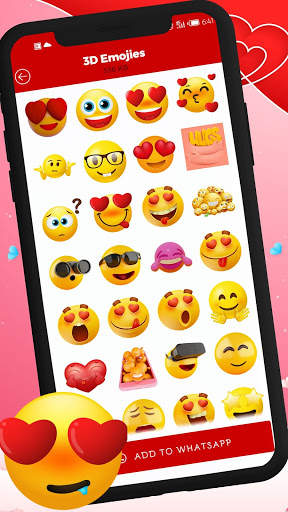 Love Stickers - 3d Stickers for whatsapp screenshot 7