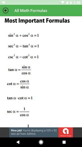 All Math Formulas скриншот 7