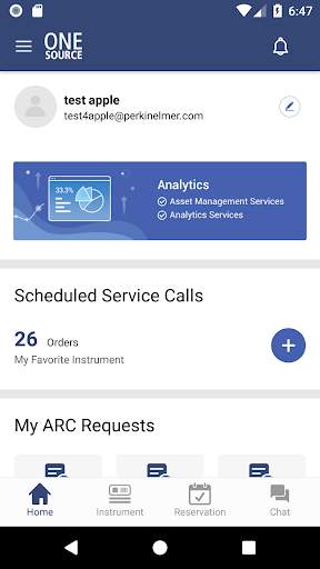 OneSource Mobile Application screenshot 1