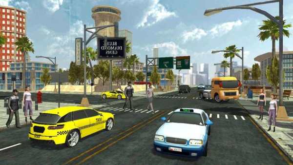 Modern City Taxi Drive Simulator 3D 2019 screenshot 1