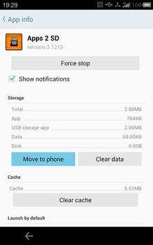 Apps 2 SD screenshot 3