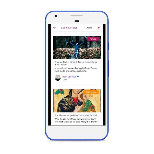 Gloryfier - Christian Social Media, Blog & Forum screenshot 3