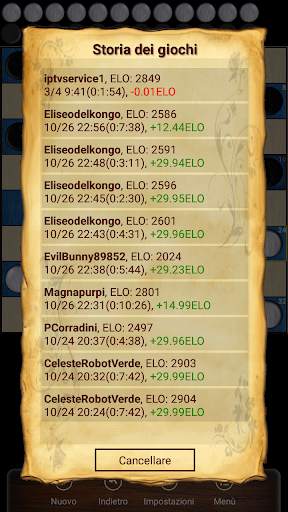 Dama Italiana - Online screenshot 6