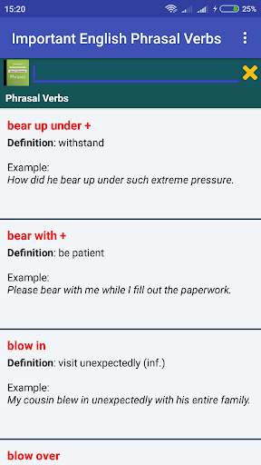 Wow! English Phrasal Verbs screenshot 2