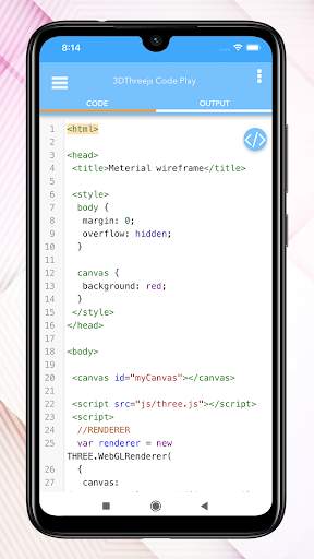 3DThreejs Code Play screenshot 4