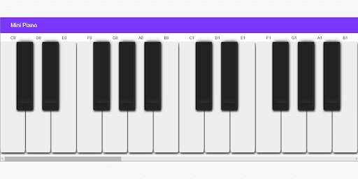 Mini Piano स्क्रीनशॉट 2
