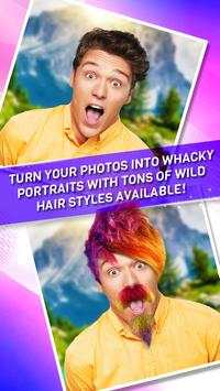 Crazy Man Hair Mustache Beard screenshot 2