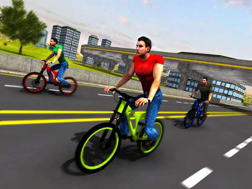 Rooftop Bicycle Stunt Rider 3D screenshot 13