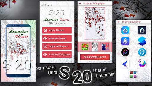 Launcher for galaxy s20: Samsung launcher theme screenshot 1
