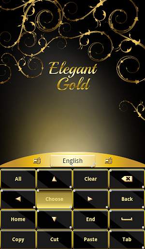Elegant Gold Keyboard screenshot 3