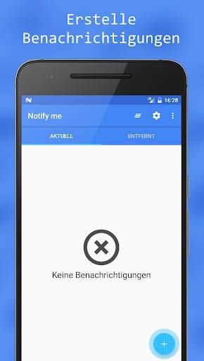 Notify me - Benachrichtigung screenshot 1