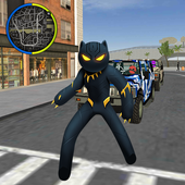 Panther Stickman Rope icon