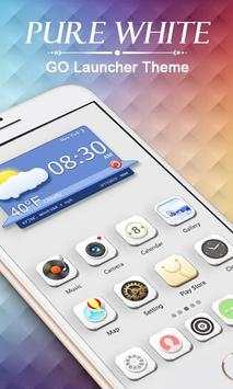 Pure White GO Launcher Theme screenshot 1