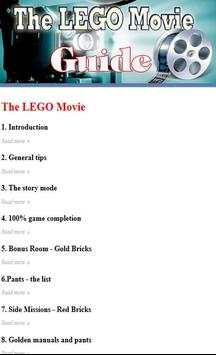 Guide for Lego Movie screenshot 1