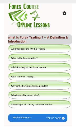 Forex Course Offline Lessons screenshot 2