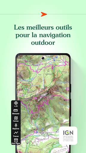 Iphigénie | The Hiking Map App screenshot 2