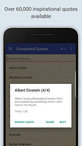 Cryptogram Puzzle Quotes Game screenshot 1