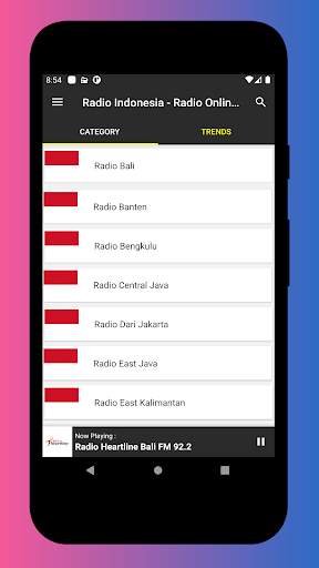 Radio Indonesia - Radio Online   Free Radio FM AM screenshot 1